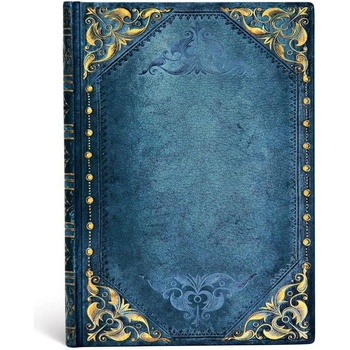 Paperblanks Тефтер Peacock Punk, Midi, широки редове, твърда (1570180465)