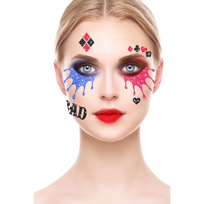 Fiestas Guirca Татуировки за лице - Харли Куин