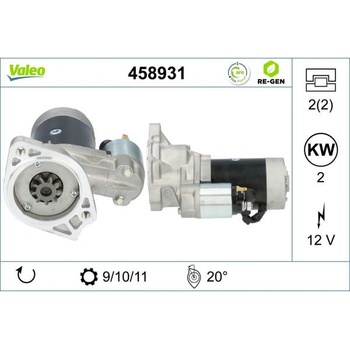 Startér VALEO 458931