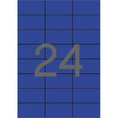 APLI Štítek 70 x 37 mm barevný modrý 480 štítků 01592