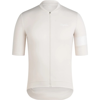 Rapha Мъжка фланелка с къс ръкав за колоездене Rapha Core Jersey Cycling jersey - Off / White / White (056-3756-1313)