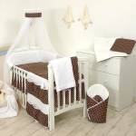  Бебешки спален комплект Minky 7 елемента 135 х 100 см 64543-D20