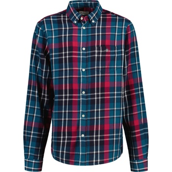Gant Checked Relaxed Ls Shirt modrá