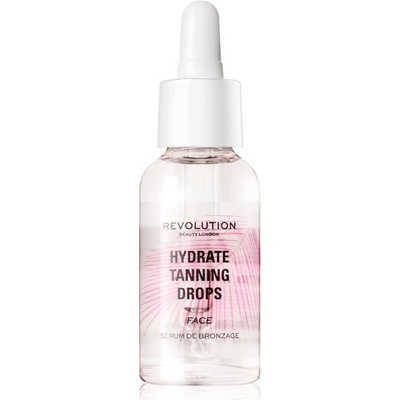 Makeup Revolution Beauty Tanning Drops samoopalovací kapky na obličej 30 ml