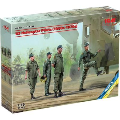 ICM US Helicopter Pilots 1960s-1970s 1:35