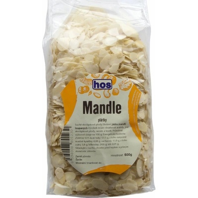 HOS Mandle plátky loupané 500 g
