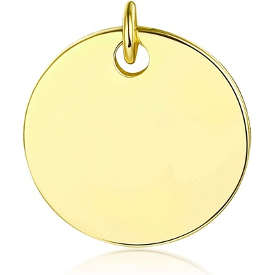 Olivie Stříbrný přívěsek KRUH GOLD 8081