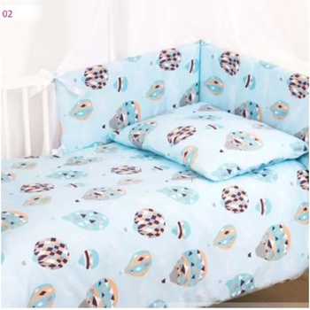 BabyMatex Бебешки спален комплект от 3 части Baby Matex - Trendy (5902675057141)