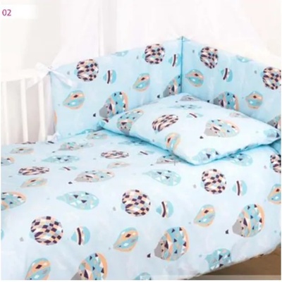 BabyMatex Бебешки спален комплект от 3 части Baby Matex - Trendy (5902675057141)