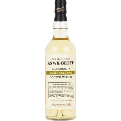 As We Get It Islay 60,8% 0,7 l (holá láhev)