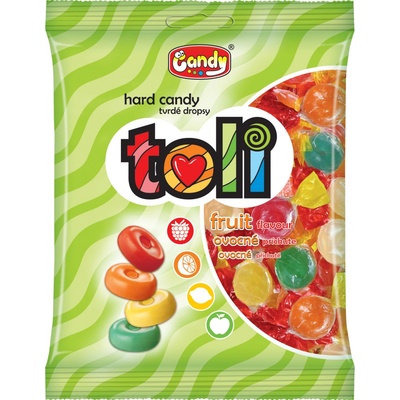 Candy Toli tvrdé ovocné bonbóny 300 g