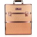 Mollylac dvoupatrový kosmetický kufr XXL Rose Golden K107-25