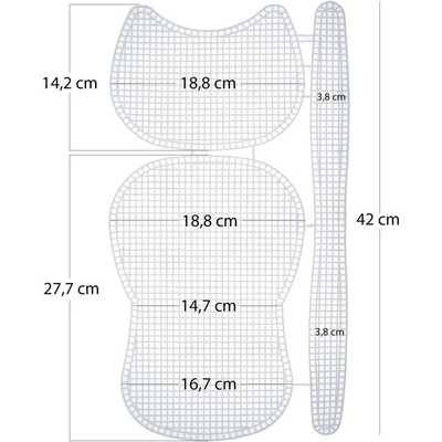 Natana plastová kanava crosbody 18,5x14cm