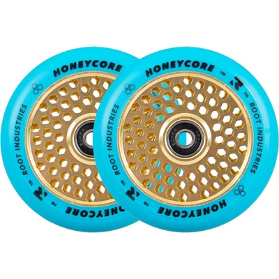 Root Industries Kolečka ROOT Limited edition Honeycore 110 mm yelow/blue 2 ks – Zboží Dáma