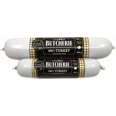 Lyopet Butcherie Turkey sausage 400 g