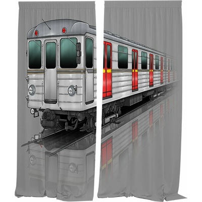 IMPAR Závěsy Metro Ečs,140 × 250 cm