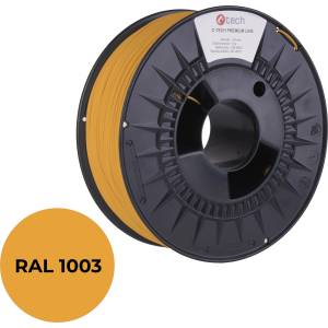 C-Tech 3DF-P-PETG1.75-1003 3D филамент, PREMIUM LINE, PETG, RAL1003, 1, 75mm, 1000g, Сигнално жълт (Signal yellow) (3DF-P-PETG1.75-1003)