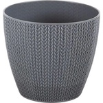 Serinova Саксия Serinova Sumela 1, 4 л, антрацит, Ø14 см, SML2