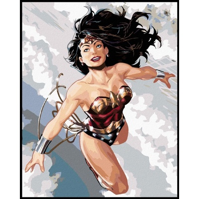 Zuty Wonder woman letí 40 x 50 cm vypnuté plátno na rám 8596530192534