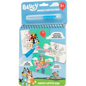 Bluey Твърда книжка за рисуване с вода Bluey