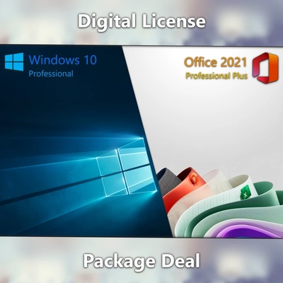 Microsoft Windows 10 Professional + Office Professional Plus 2021
