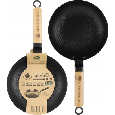 Tradiční pánev Emalia Rybnik LUDMIŁA 20 cm litinová