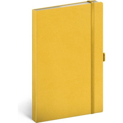 Presco Group Notes Žlutý, tečkovaný, 13 × 21 cm – Zboží Dáma