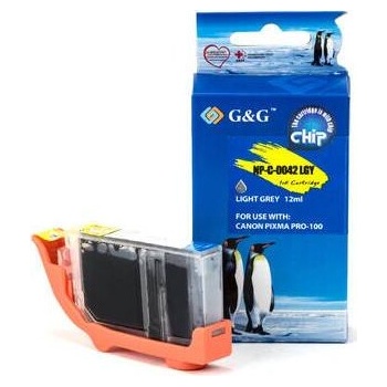 Compatible Глава за CANON PIXMA PRO 100 - Light Grey - CLI-42LGY - 6391B001 - G&G (NC-C-0042LGY)
