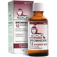 Bromhexin 12 kvapky KM gtt.por.1 x 30 ml