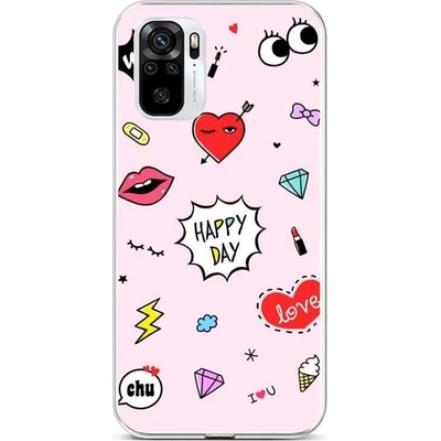 Pouzdro TopQ Xiaomi Redmi Note 10S Happy Day
