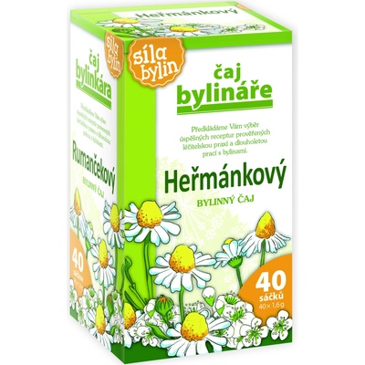 Apotheke Bylinář Heřmánkový čaj porcovaný čaj 40 x 1,6 g