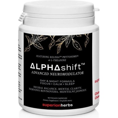 Superionherbs AlphaShift Relissa Phytosome + L-Theanin 90 kapslí