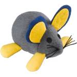 Ferplast Cloth mouse spring - Забавна котешка играчка - вибрираща мишка, 10 / 5, 5 см - ø 11 см