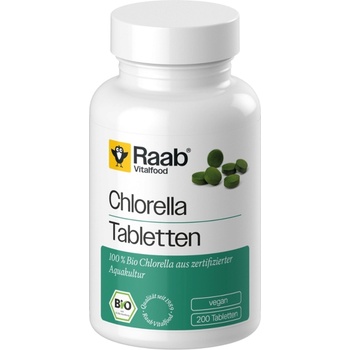 Raab Vitalfood Био хлорела на таблетки - 200 таблетки