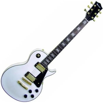 Dimavery LP-520 E-Guitar White /Gold