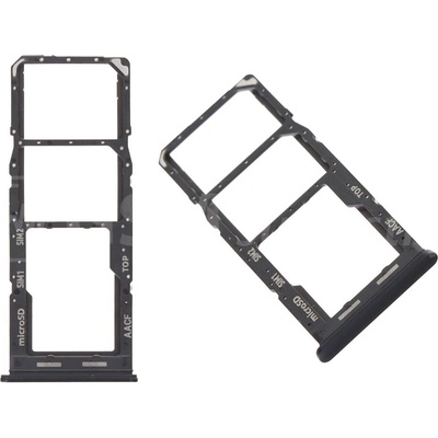 Držiak SIM karty a SD karty Samsung Galaxy A13, A135F, A137F Farba: Čierna