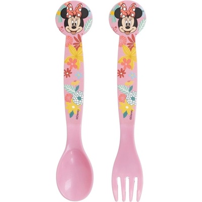 Stor Полипропиленови прибори Stor - Minnie Mouse Spring Look, 2 броя (74417)