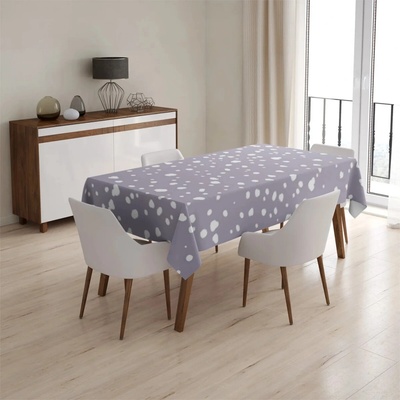 Sablio Obrus Biele fliačiky na fialovej 130x170 cm