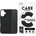 Panzer Гръб CARE by PanzerGlass Fashionable за iPhone 16 - Черен