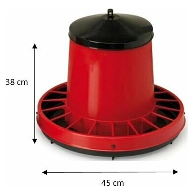 ControFratelli Tubusové krmítko pro kuřata a slepice 3 kg