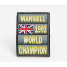 Cartrix Accessories F1 World Champion Plate Pit Board Williams Fw14b Renault N 5 Season 1992 Nigel Mansell Šedá Černá Žlutá 1:43