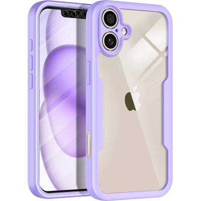 Techsuit Калъф за iPhone 17 - Techsuit - ColorVerse 360 Series + Screen Protector - Лилав