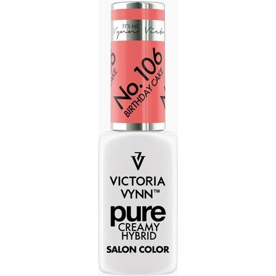 VICTORIA VYNN Hybridní gel lak PURE CREAMY HYBRID 106 Birthday Cake 8 ml