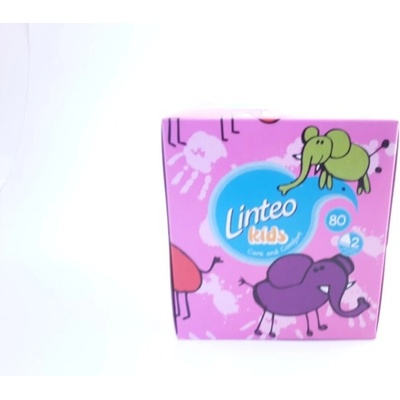 Linteo papírové kapesníčky dětské 2-vrstvové 80 ks
