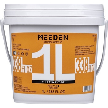 Meeden 34.1217 АКРИЛНА боя 17 Yellow Ochre 1000 ml 1 бр (34.1217)
