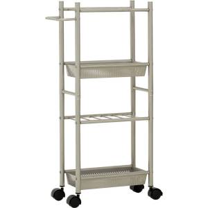 Premier Housewares Метална маса за сервиране на колелца 16x40 cm Dara - Premier Housewares (2405490)