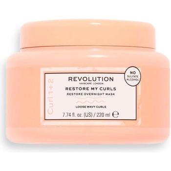 Revolution Haircare My Curls 1+2 Restore My Curls nočná maska pre vlnité vlasy 220 ml