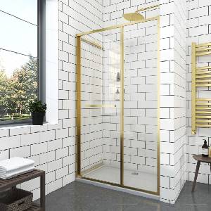 Inter Ceramic ПАРАВАН ЗА КАБИНА graziana 6-90200bg 90х200 brush gold (6-90200bg)