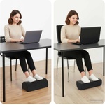 vidaXL Възглавница за повдигане на крака 42 x 18 x 13 см Твърд PU пяна (42020244)