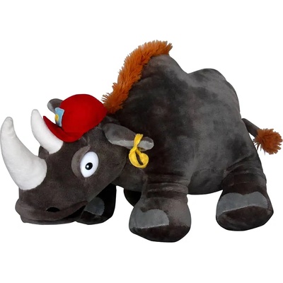 Амек Тойс Плюшена играчка Амек Тойс - Носорог с шапка, 30 cm (40407)